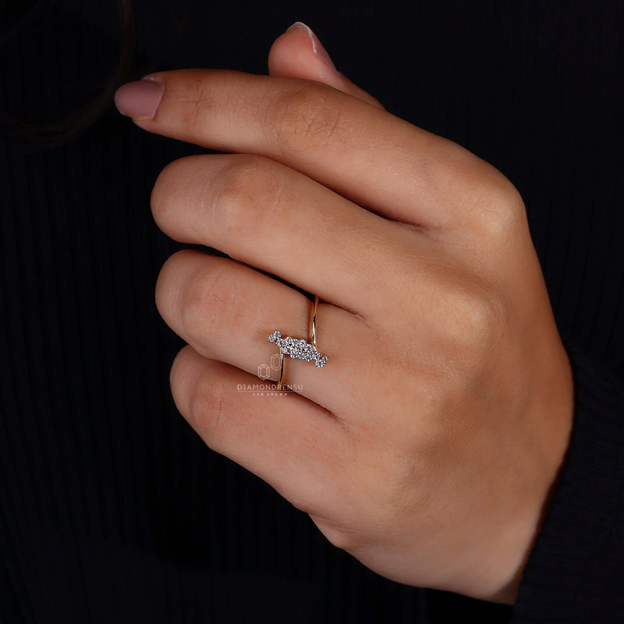 Round Cut Lab Grown Diamond Graduation Gift Ring for Women