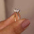 lab craeted diamond wedding ring