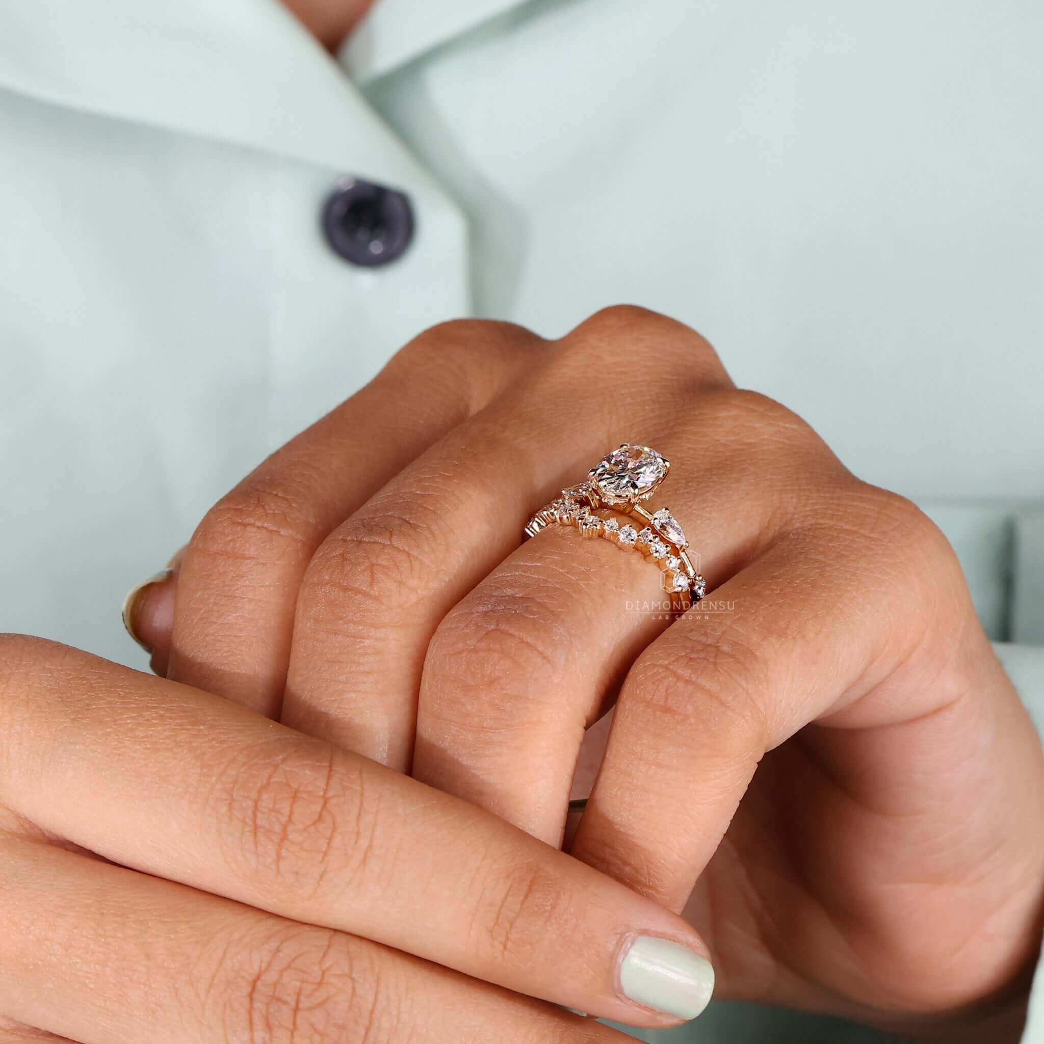 Womens Vintage Beautiful Diamond Silver Engagement Wedding Band Ring | eBay