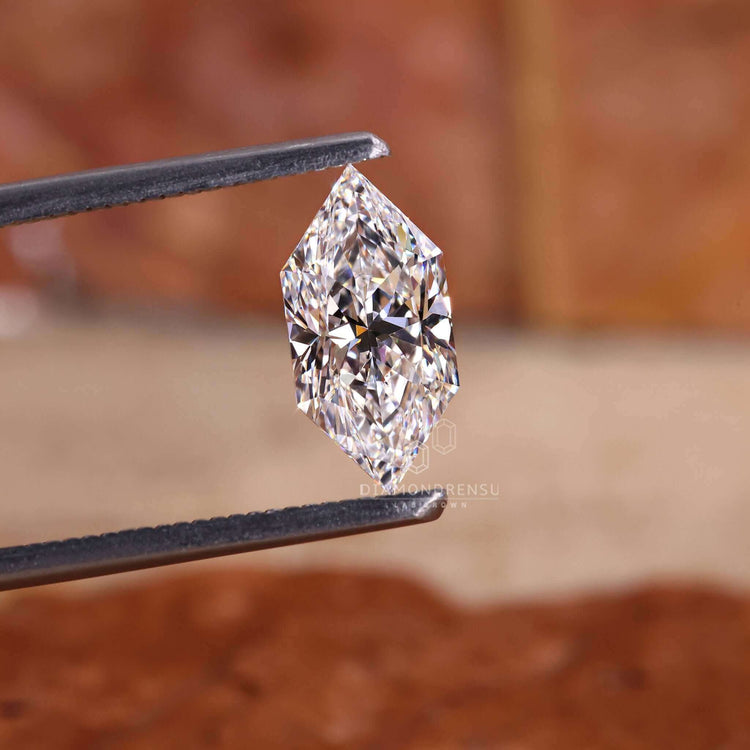 Loose lab grown diamond Dutch marquise diamond 1.73 carat Dutch marquise diamond