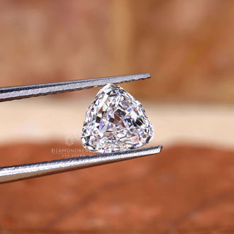 Diamondresnu Trillion Step Cut Lab Grown Diamond.
