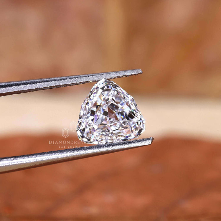 Diamondresnu Trillion Step Cut Lab Grown Diamond.
