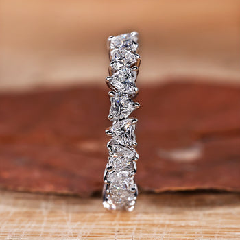 White Gold Wedding Band with a classic and timeless design.
