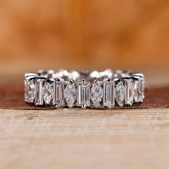 Custom wedding band crafted for your perfect fit.
