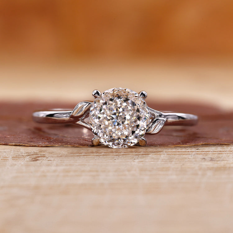 Solitaire Diamond Engagement Ring with a classic design.