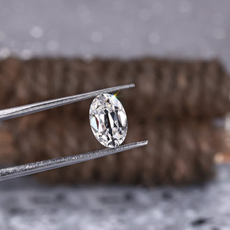 Old Mine Cut Oval Diamond