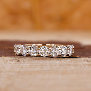 Yellow gold wedding band with a classic finish.
