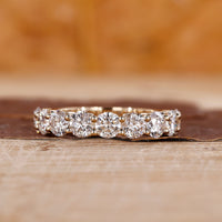 Yellow gold wedding band with a classic finish.
