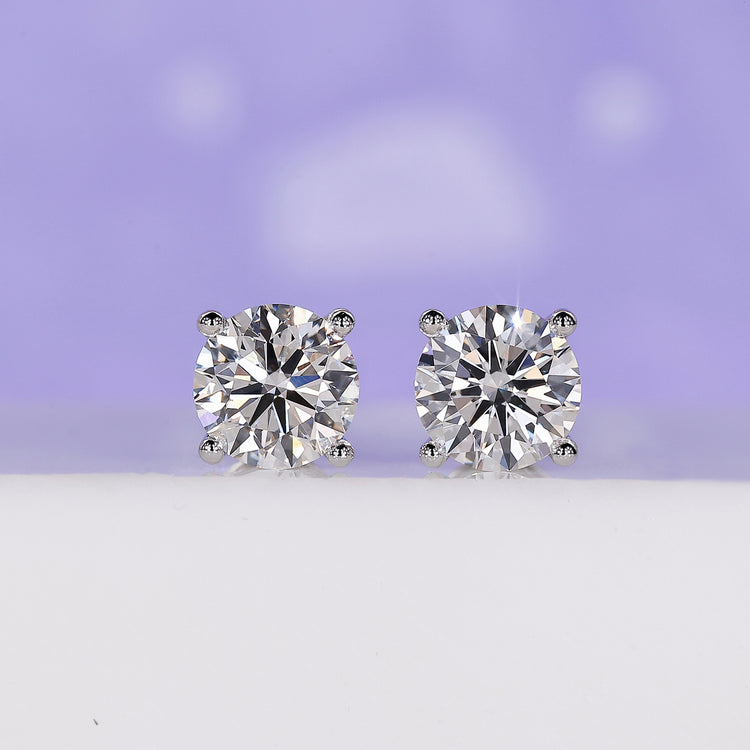 Elegant Earrings​ 2.50 TCW crafted with Lab Grown Diamond brilliance.
