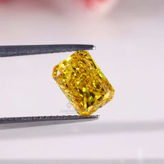 Fancy Vivid Yellow diamond lab grown diamonds loose