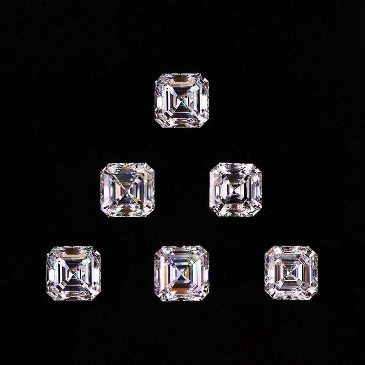 Lab Grown Asscher Cut Diamond offered in 0.26 carat diamond size.
