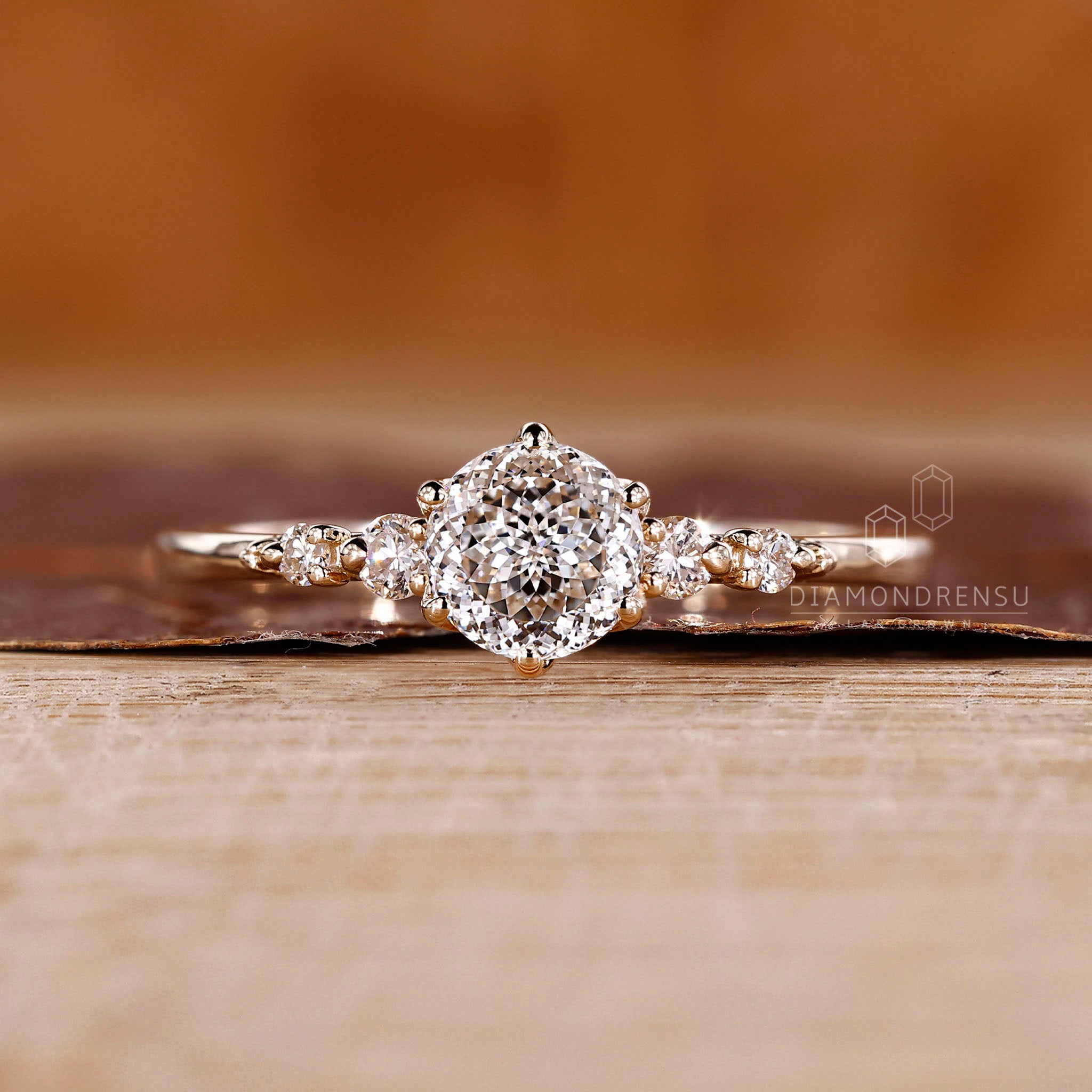 Portuguese Cut Diamond Ring