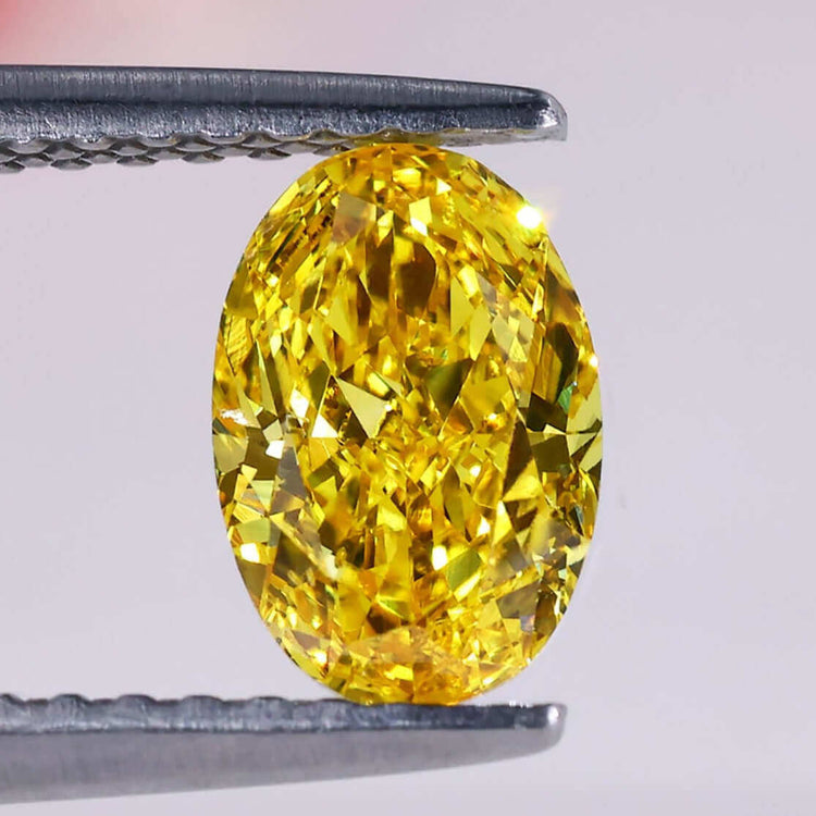 Oval cut diamond lab grown diamond