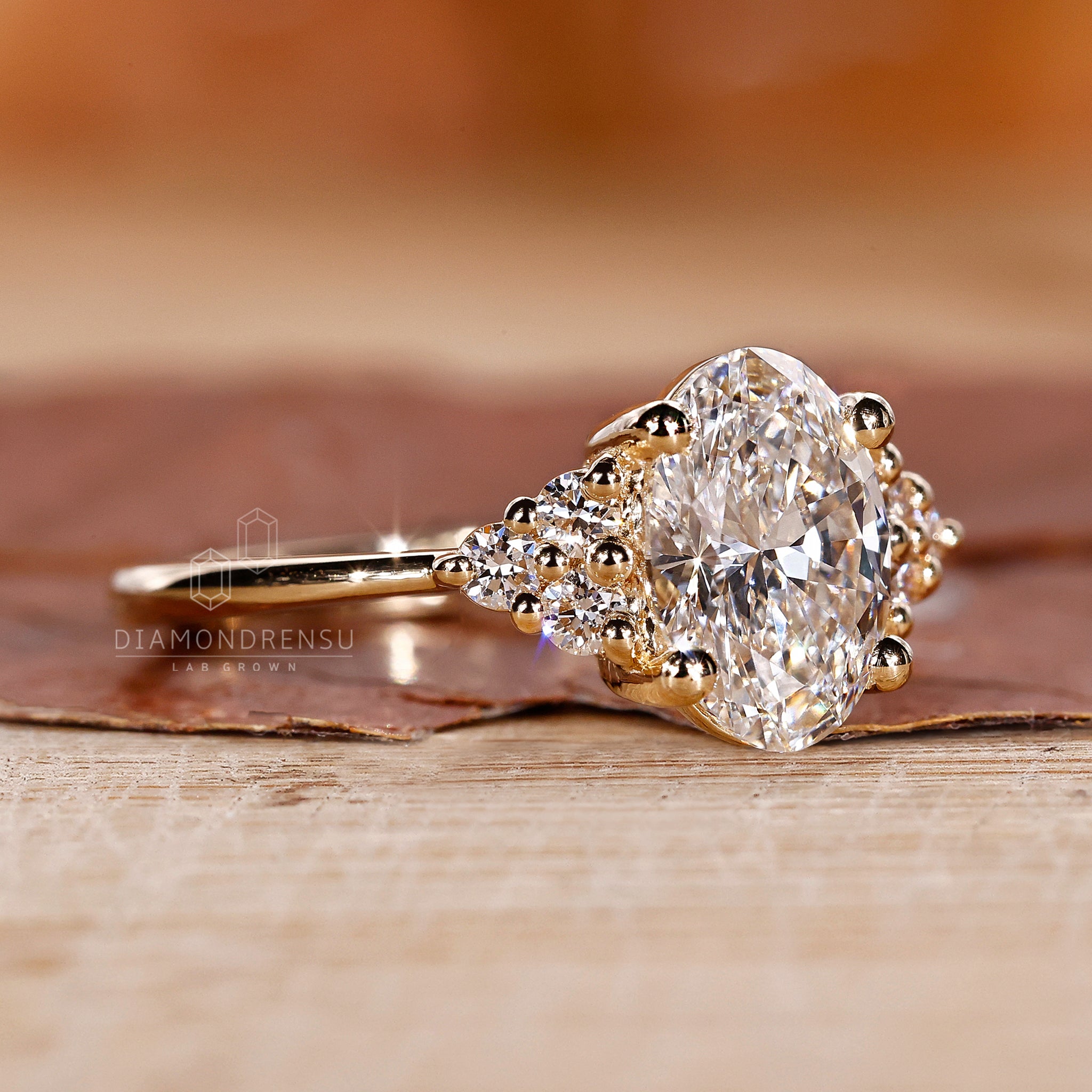 Round Diamond Ring in a secure and classic prong setting.