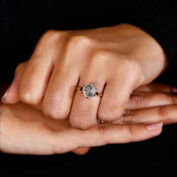 Portuguese Cut Engagement Ring in a timeless style.
