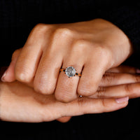 Portuguese Cut Engagement Ring in a timeless style.
