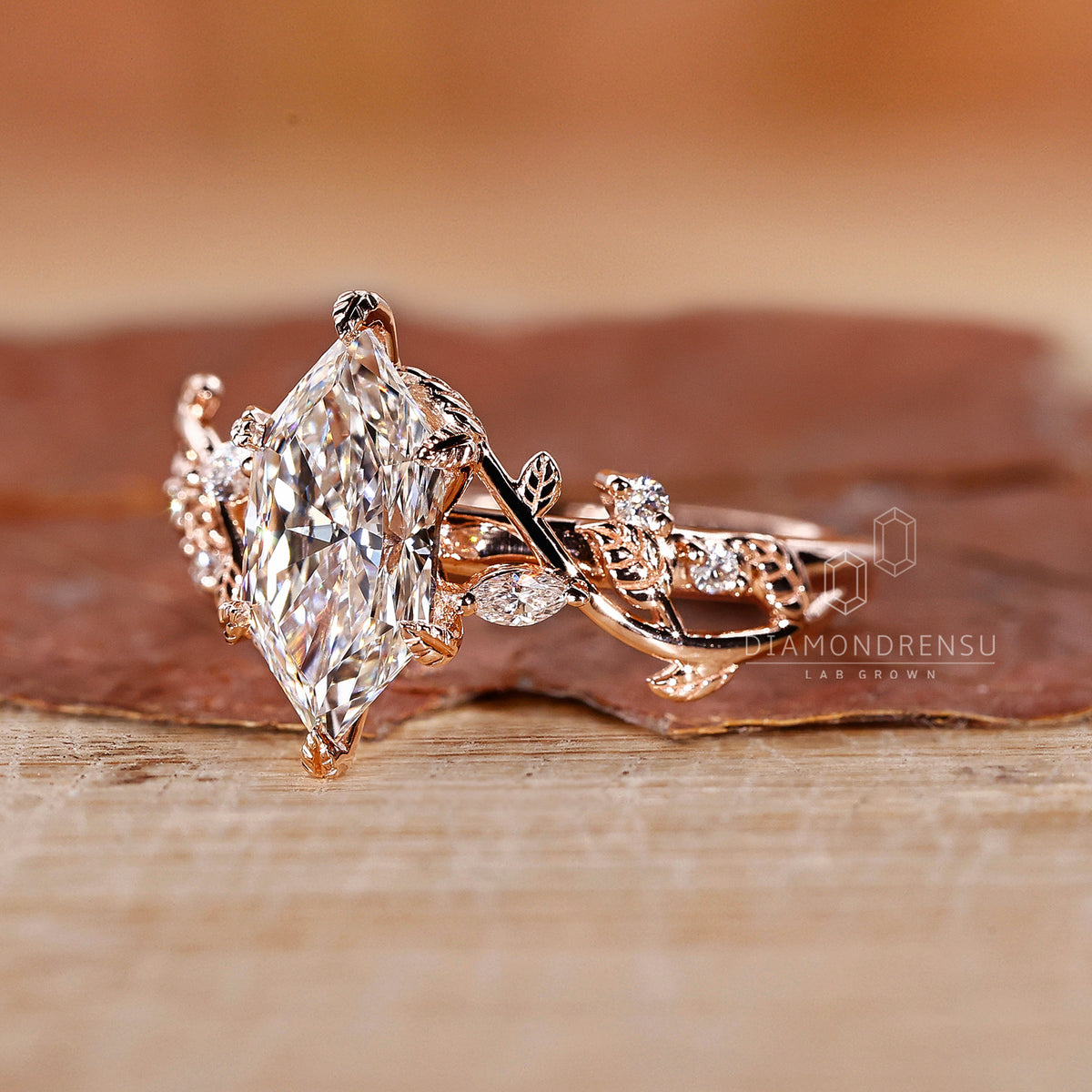 Shop Lab Grown Dutch Marquise Diamond Engagement Rings