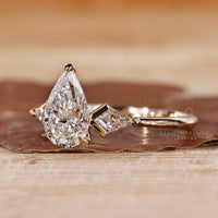 Kite Diamond Ring with intricate, unique details.