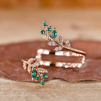 Ring Enhancer showing a rose gold wedding band touch.
