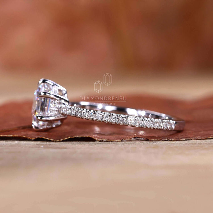 pave engagement ring