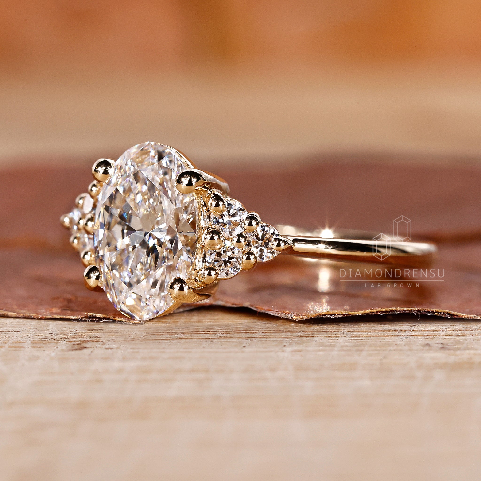 Muse Setting Ring with a secure prong setting for brilliance.