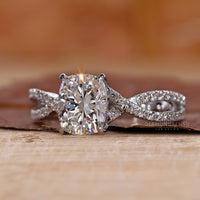 Twisted Pave Ring designed for timeless elegance.