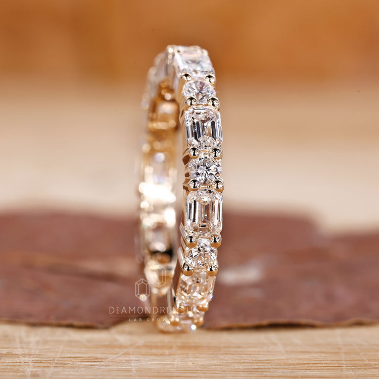 Buy wedding band online with ethically sourced diamonds and timeless design.
