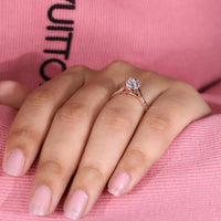 Old European Cushion Cut setting for a unique engagement ring.