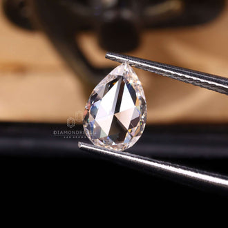 1.18 carat pear rose cut diamond for custom settings.
