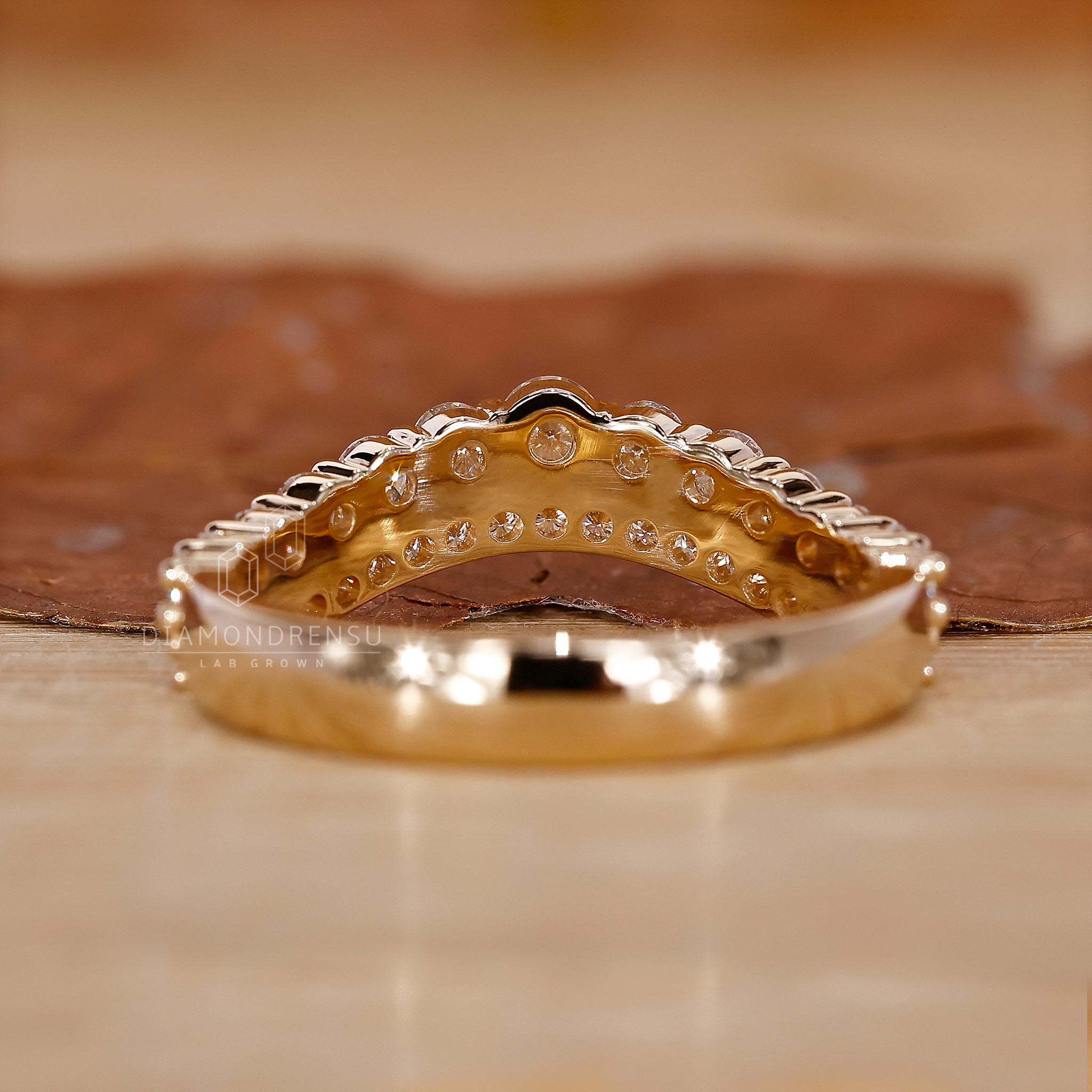 Stackable Diamond Band for a versatile wedding ring set.