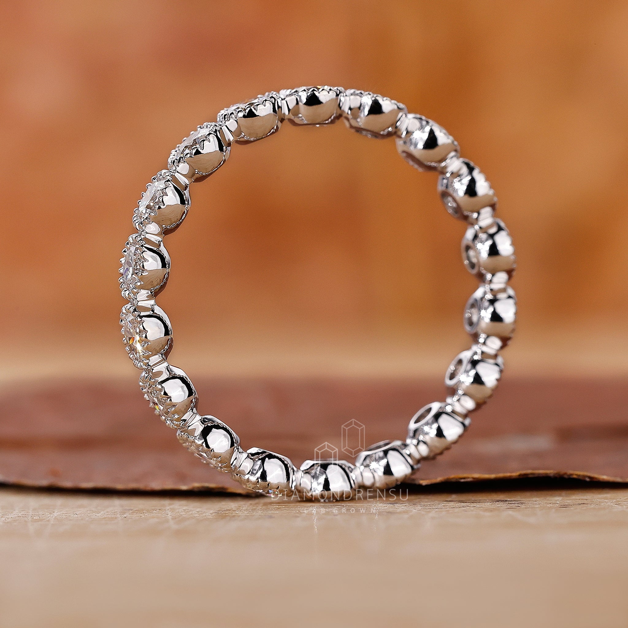 Eternity Wedding Band showcasing continuous diamond sparkle.
