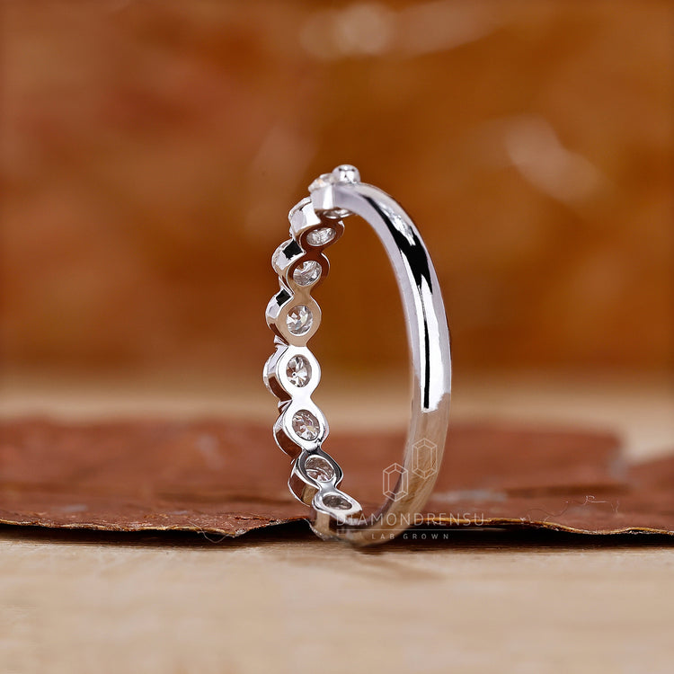 Simple Wedding Band crafted with precision for a sleek design.
