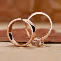 Lozenge Diamond Ring featuring a unique shape and sparkle.
