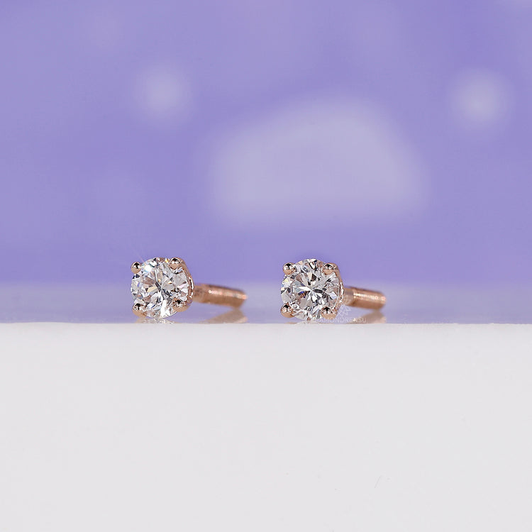 Handmade stud earrings showcasing exceptional craftsmanship.
