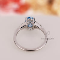 Oval Diamond Ring featuring brilliant sparkle and elegance.