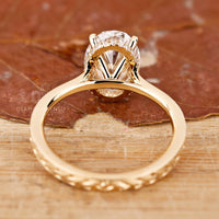 Custom engagement ring designed for a unique love story.
