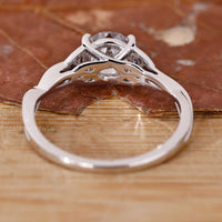Solitaire Engagement Ring set in a secure prong setting.
