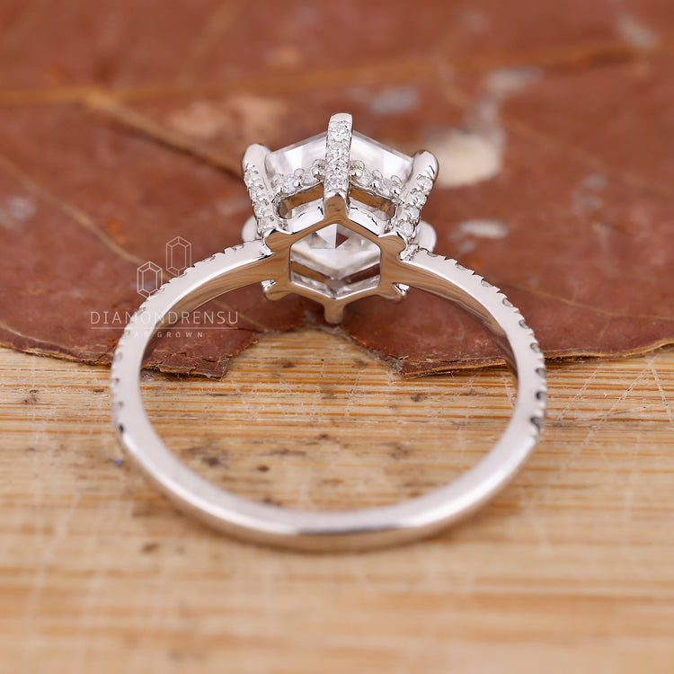 Custom engagement ring crafted to match your unique love story.
