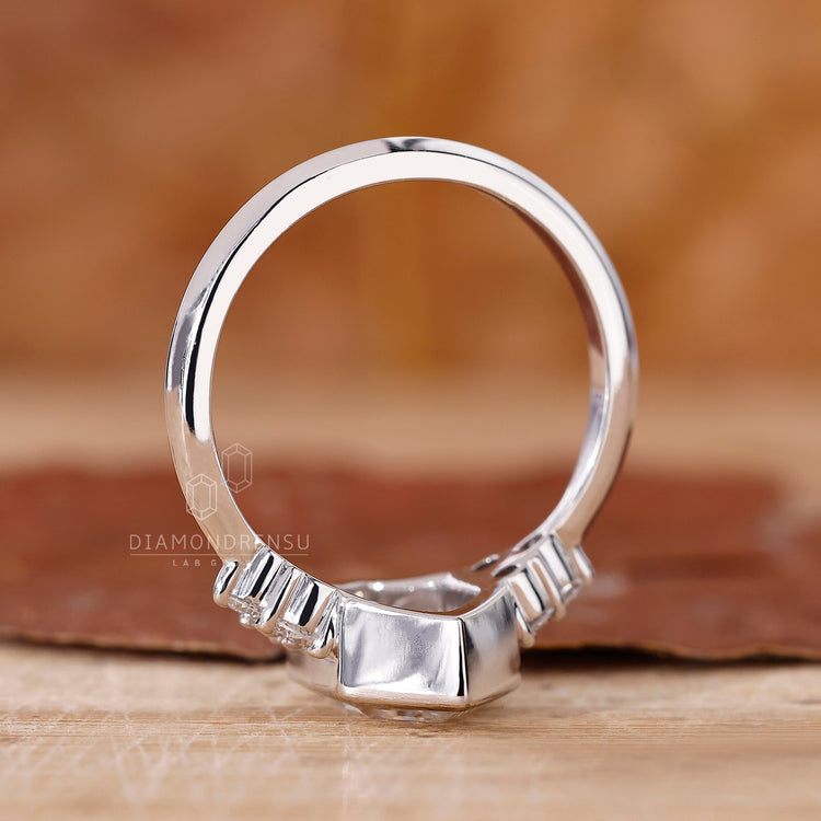 Knife Edge Ring with a sharp, bold profile for added elegance.
