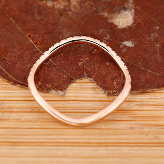 Half Eternity Round Diamond Wedding Band