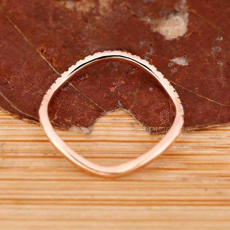 Half Eternity Round Diamond Wedding Band