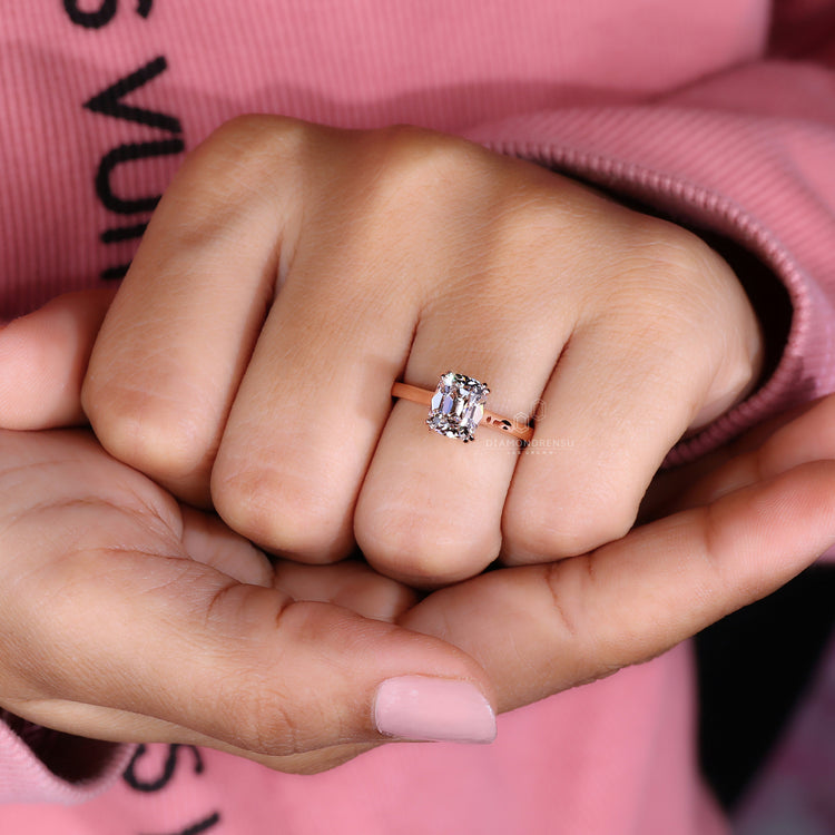 Cathedral Setting Ring highlighting intricate arches for style.