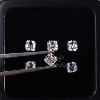 0.26 carat diamond offered as lab grown Asscher cut diamond.
