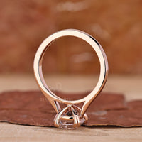 Cushion Cut Diamond Ring in a classic and elegant design.
