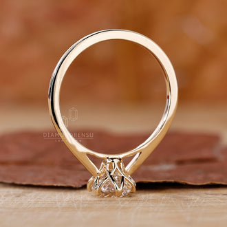 Lab Grown Diamond set in a handmade ring for eco-conscious buyers.