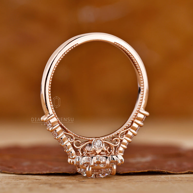 Rose Gold Ring with a warm, elegant design.
