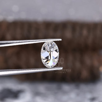 Old Mine Cut Oval Diamond