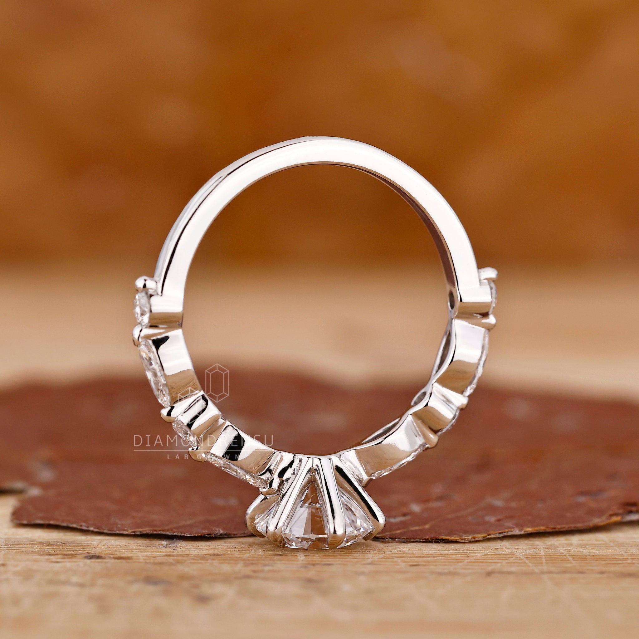 IGI certified diamond ensures quality and brilliance.
