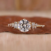 Round Cut Diamond Ring with a timeless and elegant design.

