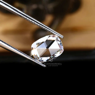 Explore loose diamonds with a 1.48 carat elongated cushion rose cut style.
